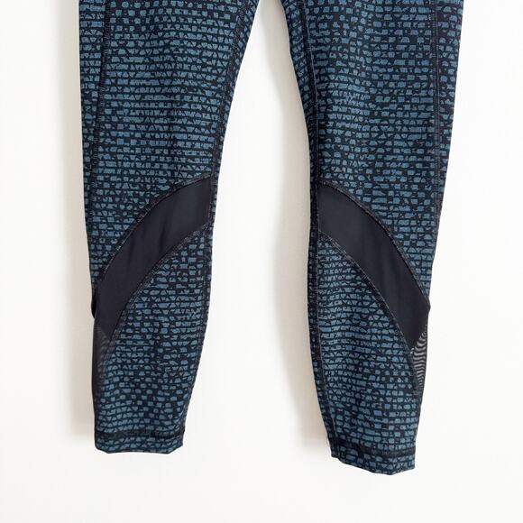LULULEMON Inspire Tight II Leggings Shatter Weave Desert Teal Alberta Lake 6 - Picture 7 of 13